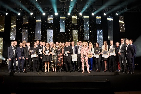 Die Gewinner des diesjhrigen Marken-Award wurden in der Rheinterrasse in Dsseldorf ausgezeichnet (Foto: HMG)