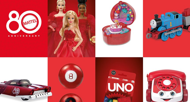Mattel bündelt globalen Mediaetat - Zum 80-jährigen Unternehmensjubiläum präsentierte Mattel 2025 die „Ruby Anniversary Collection“, eine neu interpretierte Produktlinie mit ikonischen Mattel-Klassikern