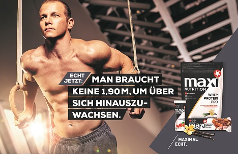 Butter lanciert Erstling für MaxiNutrition - Fabian Hambüche ist neues Testimonial für MaxiNutrition (Foto: Butter)