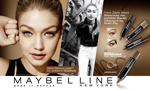 Maybelline New York bringt ein neues Produkt fr Augenbrauen auf den Markt (Foto: McCann)