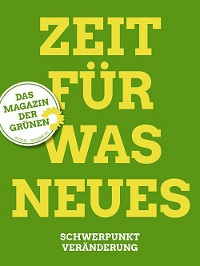 Cover der Erstausgabe des Titels 'Das Magazin der Grnen' (Foto: Anzinger und Rasp)