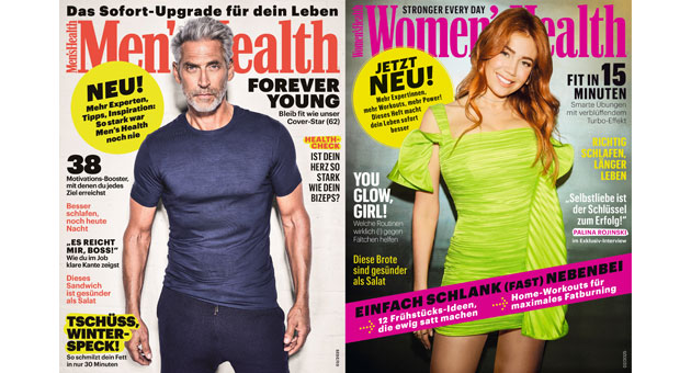 Motor Presse Hamburg stärkt seine Gesundheitsmagazine - Die Zeitschriften Men’s Health und Women’s Health des Motor Presse Hamburg Verlags werden ab Mitte Februar 2025 um neue redaktionelle Inhalte erweitert – Foto: Motor Presse Hamburg