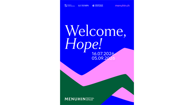 Menuhin Festival Gstaad präsentiert sich mit neuem Markenauftritt - Ein Motiv der ersten Kampagne mit dem neuen Erscheinungsbild des Menuhin Festival Gstaad - Foto: Glück