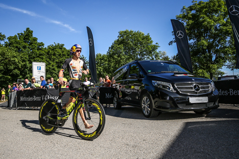 Mercedes Benz Vans untersttzt zahlreiche Rennen der Ironman European Tour - so auch die Veranstaltung in Hamburg, die am 13. August stattfindet (Foto: Daimler AG)