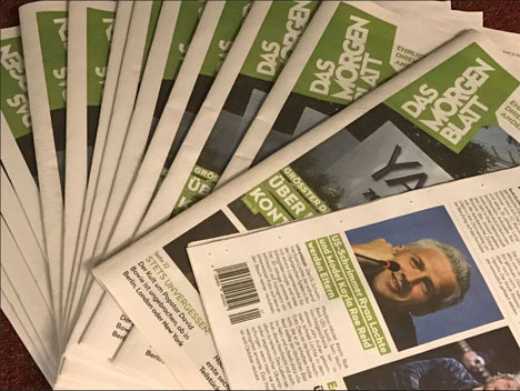 Neue Tageszeitung für die Hansestadt Hamburg? - Der geplante Start für die neue Tageszeitung 'Morgenblatt' ist der 6. Februar 2017; Foto: Facebook-Screenshot