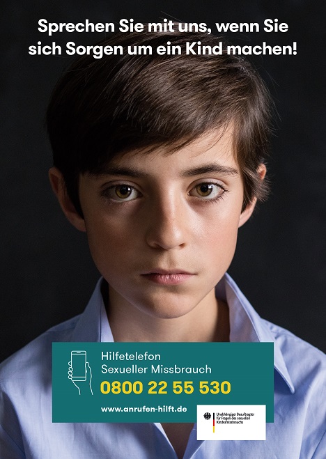 Der Spot soll ermutigen, in Verdachtsmomenten oder in Sorge um ein Kind anonym und kostenfrei anzurufen (Bild: ressourcenmangel)
