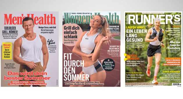 Motor Presse Hamburg wird umstrukturiert - Im Rahmen eines Schutzschirmverfahrens konzentriert sich die Motor Presse Hamburg in Zukunft auf die Titel Men's Health, Women's Health und Runner's World - Abb.: Motor Presse Hamburg