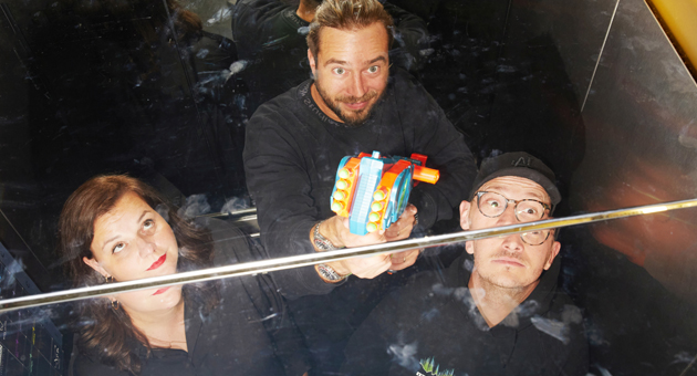 Toom Baumarkt entscheidet sich für David+Martin - Laura Müller-Rossbach, David Stephan und Martin Eggert (v.l.) führen das Münchner David+Martin-Team - Foto: Markus Burke