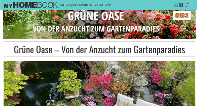 OBI verlängert Partnerschaft mit myHomebook - Seit dem Launch 2019 arbeiten MyHomebook und OBI zusammen – Foto: Screenshot / Axel Springer