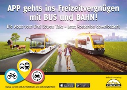 Baden-Württemberg: Verkehrsministerium sucht Lead-Agentur - Die aktuelle '3-Löwen-Takt'-Kampagne macht auf das App-Angebot des NVBW aufmerksam (Foto: NVBW)