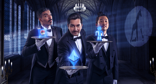 JvM gründet Service- und Fulfillment-Tochter für das Web3 & Metaverse - Das JvM NRED-Trio Toan Nguyen, Thanh Dao und André Price startet den Web3-Fulfillment-Spezialisten ALFR3D - Foto: JvM