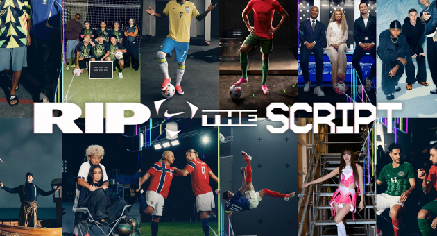 Rip the Script - Nike startet mit epischem Sechsminüter in die FIFA-Weltmeisterschaft - Nike verwickelt in "Rip the Script" Sport- und Social-Media-Stars in chaotische Zustände - Foto: Nike