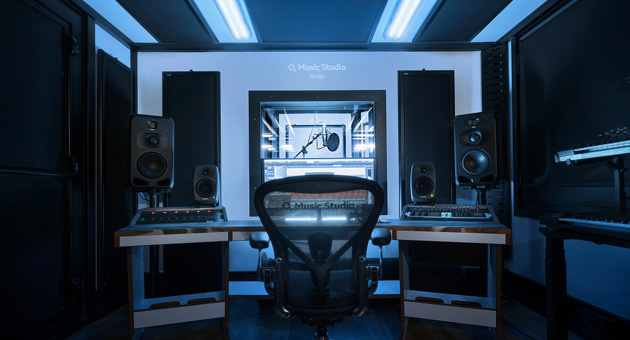 O2 ermöglicht Hiphoppern bessere Produktionsbedingungen - O2 hat die Studios - wie hier in Berlin - mit neuester Glasfasertechnik ausgestattet - Foto: O2