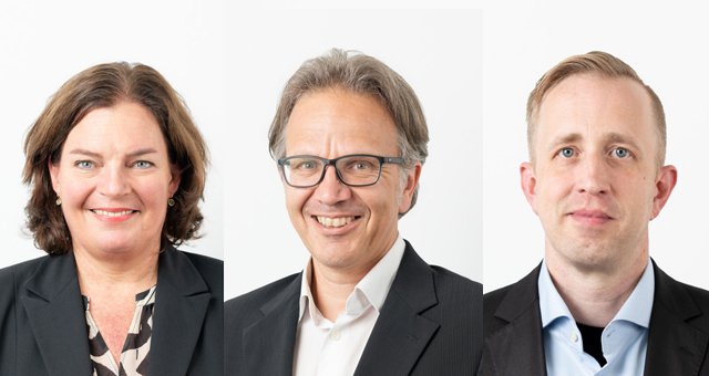 Redaktion von The Market Deutschland steht - Angela Maier, Arne Gottschalck und Ulrich Hanke unterstützen künftig die Redaktion von The Market Deutschland – Foto: NZZ AG
