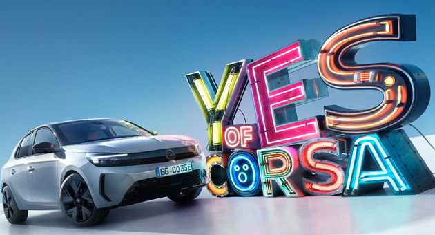 Eine große Launchkampagne für einen der meistverkauften Kleinwagen? Yes, of Corsa! - Opel setzt in der Corsa-Launchkampagne auf bunte Assets, die überall funktionieren - Foto: Opel