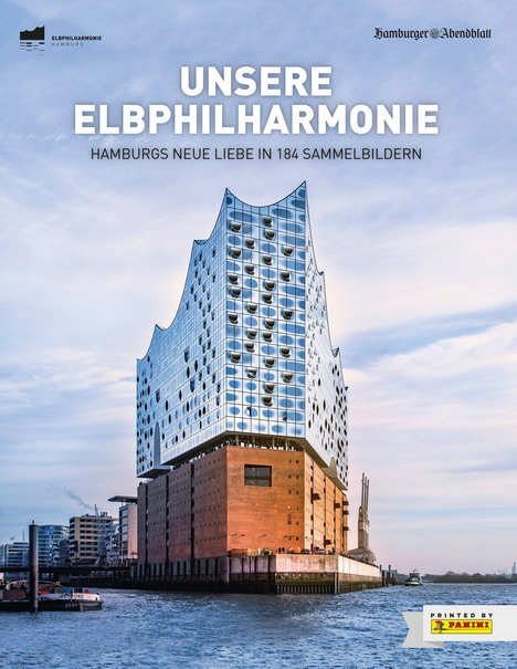 Funke und Panini tun sich für Elbphilharmonie-Sammelalbum zusammen - Das Album ist in Zusammenarbeit von Elbphilharmonie, Oliver Wurm und Alexander Böker von Juststickit sowie Berndt Röttger, stv. Chefredakteur des 'Hamburger Abendblattes', entstanden.