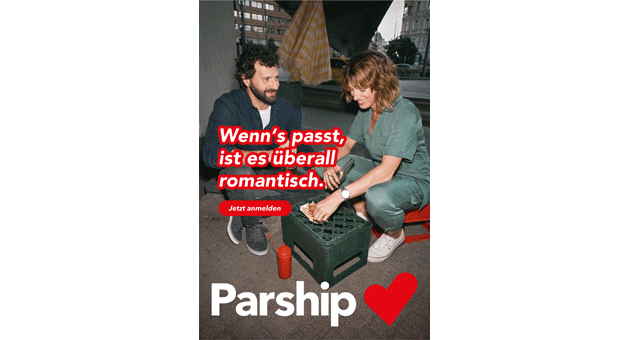 Parship startet Werbeoffensive gegen jede Regel - Thjnk Berlin konzipierte und realisierte die neue Werbekampagne für Parship – Foto: thjnk Berlin