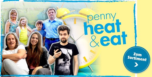 Penny setzt fr seine Eigenmarke heat & eat auf Webisodes (Foto: Screenshot)
