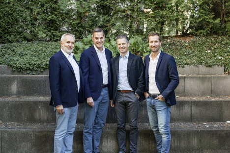 Plan.Net Suisse AG schluckt Schweizer Digital-Agentur INM - v.l.: Peter Felser, Verwaltungsratspräsident Serviceplan Suisse, Christian Baertschi, Geschäftsführer Serviceplan Suisse, Philipp Sauber, Geschäftsführer Plan.Net Suisse AG, und Markus Noder, Geschäftsführer Serviceplan International (Foto: Serviceplan)