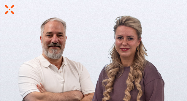 Exte erweitert Netzwerk um deutschen Standort - Nicolas Poppitz (links), Managing Director DACH & CEE bei EXTE, und Tanja Grünwaldt, Sales Director, verantworten den Ausbau des Deutschland-Geschäfts und die Weiterentwicklung der lokalen Marktaktivitäten – Quelle: Exte