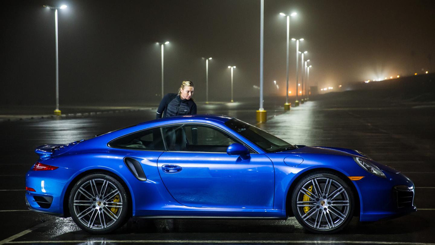 Einblicke in den Dreh mit Maria Sharapova  Porsche