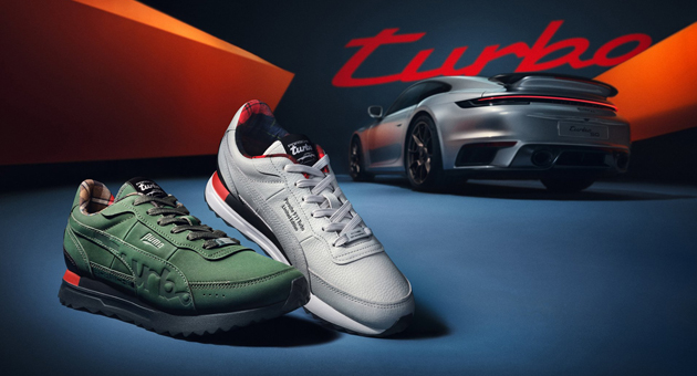 Porsche spendiert dem 911er zum 50. eine Sneaker-Kollektion - Die Sneaker-Kollektion gibt es in den Farben, die in ausgesuchten 911er-Märkten am meisten nachgefragt werden - Foto: Porsche
