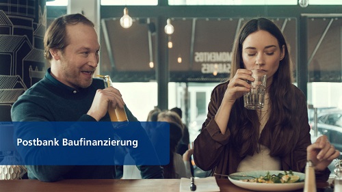 Postbank und BBDO zeigen wie leicht Baufinanzierung sein kann - Die Postbank bewirbt ihren Baufinanzierungsbereich mit Testimonial Dirk (Foto: BBDO)