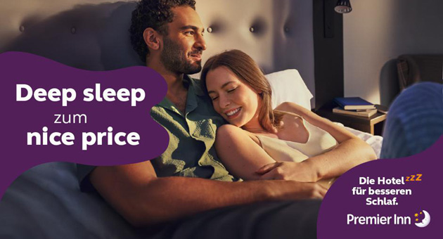 Butter zeigt erste Arbeiten für Neukunden Premier Inn - Die erste Kampagne von Butter und Premier Inn – Foto: Butter