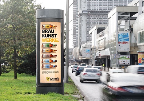 PREUSS UND PREUSS gewinnt Freiburger Traditionsbrauerei als Neukunde - Motive der Plakatkampagne von GANTER (PREUSS UND PREUSS)