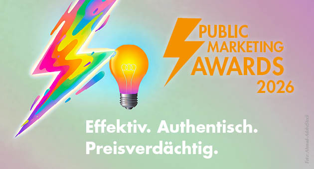 Startschuss für die Public Marketing Awards 2026 - Bei den ersten Public Marketing Awards durften sich 21 Projekte über Gold, Silber und Bronze freuen – Foto: PUBLIC MARKETING/Ahmad-AdobeStock