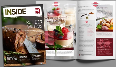Gewürzwerk Raps setzt bei Neupositionierung auf Plantage Berlin - Internationales Kundenmagazin 'Raps Inside'
