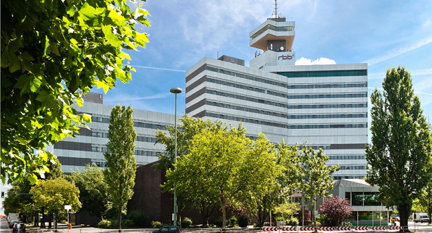 Zu hohe Kosten: rbb will Berliner Fernsehzentrum verkaufen - rbb-Fernsehzentrum - Foto: Von Ahler, Fischer & Co. Bau GmbH