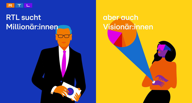 RTL wirbt um Fach- und Führungskräfte - RTL setzt auf Vielfalt und wirbt mit der Botschaft "RTL ist mehr, als du denkst" um neue Talente - Foto: RTL