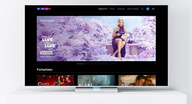 RTL bringt Multimedia-App auf den Big Screen - RTL Deutschland macht die RTL+-App nun auch auf Smart-TVs verfügbar - Foto: RTL