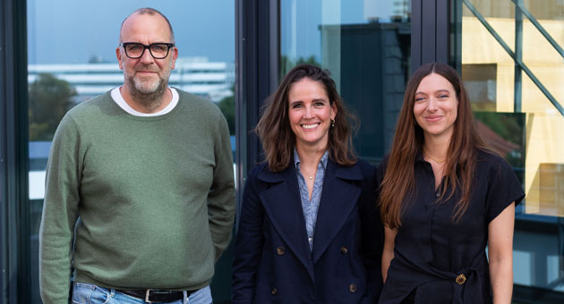 Neuzugänge für Kreation und Beratung bei Mutabor Advertising - Oliver Ramm, Amelie Pamp und Anna-Katharina Herzog verstärken die Führung von Mutabor Advertising – Quelle: Mutabor