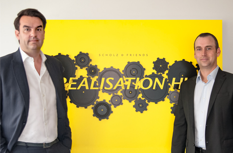 Scholz & Friends gründet Realisation Hub und bündelt Produktionsdienstleistungen - Sven Jarck (r.), COO der Scholz & Friends Group, und Dennis Paul, Chef des neuen Realisation Hub, wollen Porduktionsdienstleistungen effizienter gestalten (Foto:Scholz & Friends)