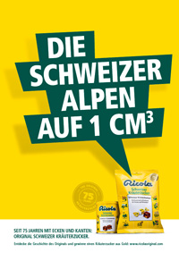 Serviceplan kommt mit Ricola ins Geschäft - Jubi-Motiv nicht vom Stammbetreuer Jung von Matt (Foto: Serviceplan)