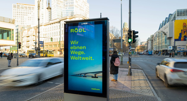 OMD baut B2B-Geschäft aus - OMD Germany setzt bei der Rödl Awareness-Kampagne den Schwerpunkt auf stark frequentierte Business-Standorte – Foto: Jakob Pawlowski