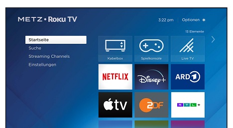 Ab Oktober 2022 kommen erste TV-Gerte mit Roku-Betriebssystem in den Handel - Foto: Roku