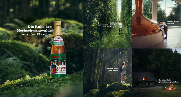 Die erste Markenkampagne der Brauerei unter dem Motto "Immer mit der Ruhe." startet im Mrz 2024  Bild: Kreuzbergkind