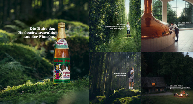 Rothaus mit erster Markenkampagne - Die erste Markenkampagne der Brauerei unter dem Motto "Immer mit der Ruhe." startet im März 2024 – Bild: Kreuzbergkind