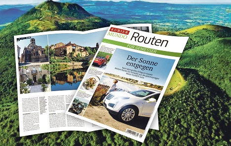 Das Kurier Medienhaus startet das Reise-Magazin 'Routen fr Genieer' in Deutschland (Foto: Kurier)  