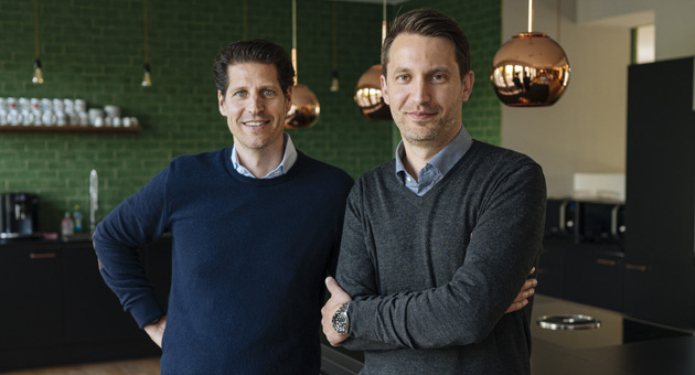 Myposter übernimmt ArtPhotoLimited komplett - Der CEO von Myposter René Ruhland und Nicolas Lauret, der neue Chef bei ArtPhotoLimited (vlnr.) – Foto: Myposter GmbH