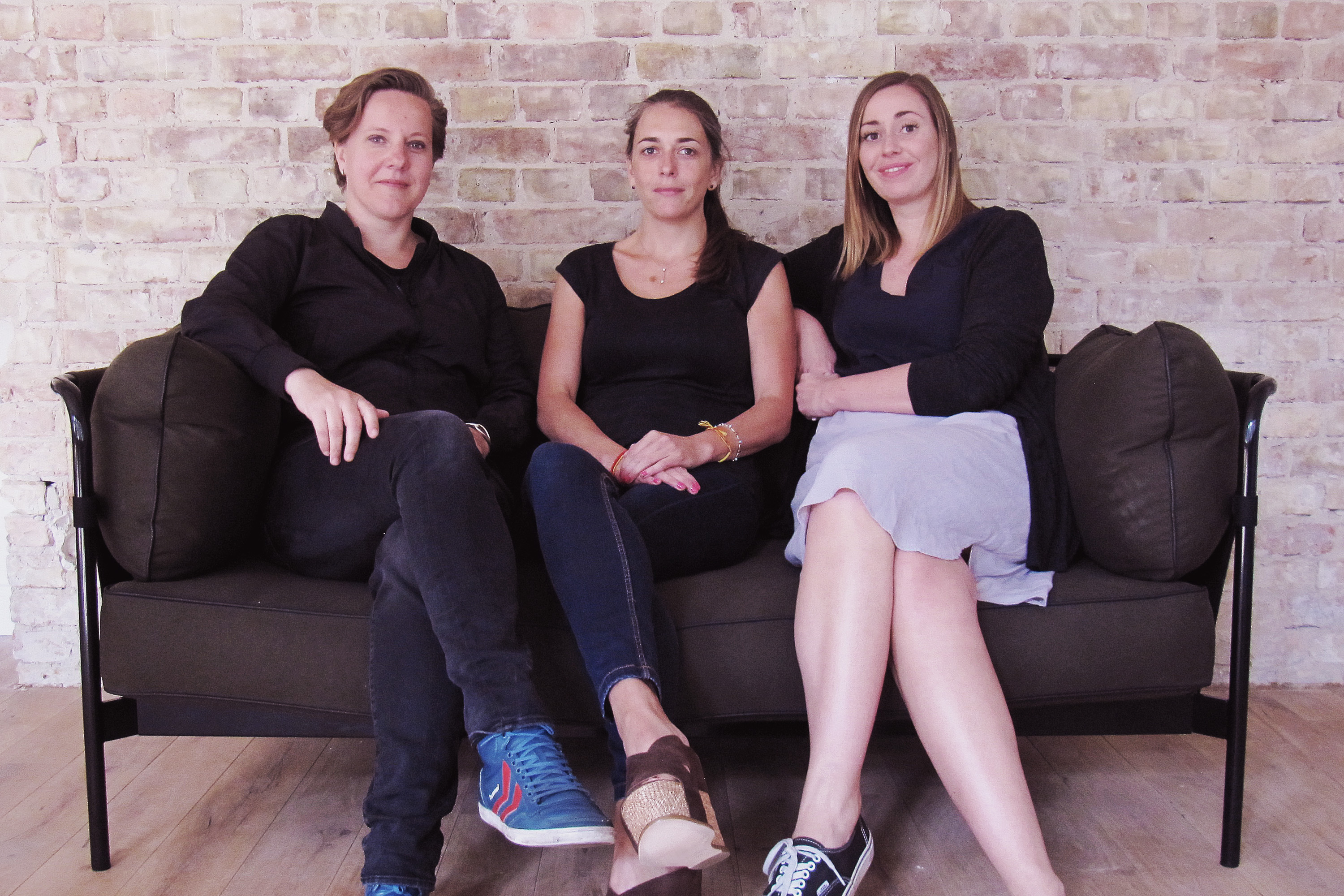 Frauenpower bei den Story Engineers: (v.l.) Katrin Budack, Dana Kreidt und Sarah Bjerkhof (Foto: Shanghai Berlin)
