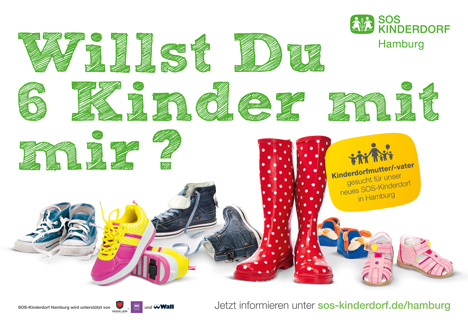 Grosse Liebe sucht Eltern für das erste Hamburger SOS-Kinderdorf - (Bild: Grosse Liebe)