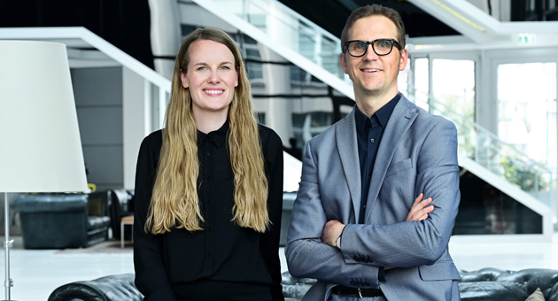 Luise Lck und Bjrn Kllen-Steiner haben die Leitung der neuen S&F Corporate Communications-Unit bernommen - Foto: Scholz & Friends