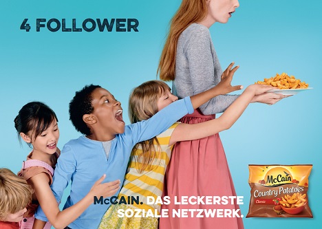 Saatchi GAD macht McCain zum "leckersten sozialen Netzwerk" -