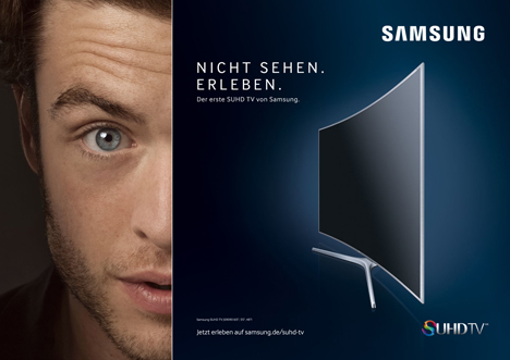 Samsung-Kampagne umfasst neben TV-Spot auch Manahmen wie Advertorials in Special Interest-Medien (Foto: Samsung)