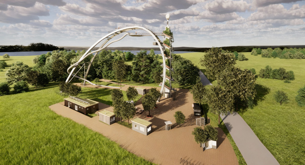 Schattenspringer baut SkyLoop am Steinhuder Meer als Marke auf - Für den SkyLoop am Steinhuder Meer entwickelte Adworx den Markenauftritt vom Naming bis zur Kommunikation vor Ort – Foto: Adworx
