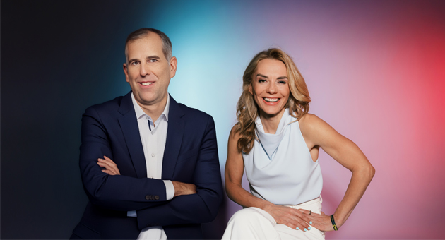 RTL Deutschland setzt vermehrt auf KI - RTL-Deutschland-CEO Stephan Schmitter und RTL-Chief-Content-Officer Inga Leschek forcieren den Ausbau von KI-Lösungen Lösungen entlang der gesamten Wertschöpfungskette - Foto: RTL / Grellert / Werner / Marina Rosa Weigl